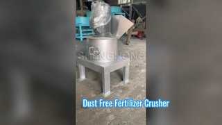 Mesin Penghancur Pupuk Vertikal SUS304 Stainless Steel