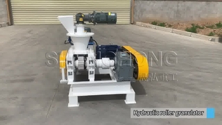 Granulator rol hidrolik mesin granulasi rol kering pabrik produksi pupuk organik