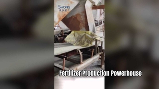 Lini produksi drum putar Pupuk Majemuk