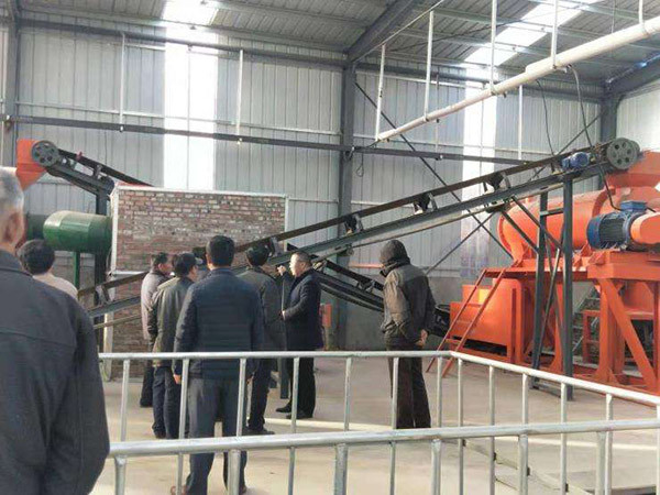 5 Ton / Jam Pupuk Organik Membuat Lini Produksi Pelet Kotoran Hewan