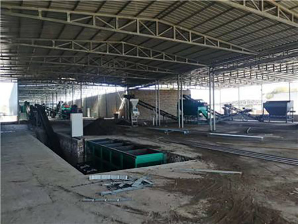 5 Ton / Jam Pupuk Organik Membuat Lini Produksi Pelet Kotoran Hewan