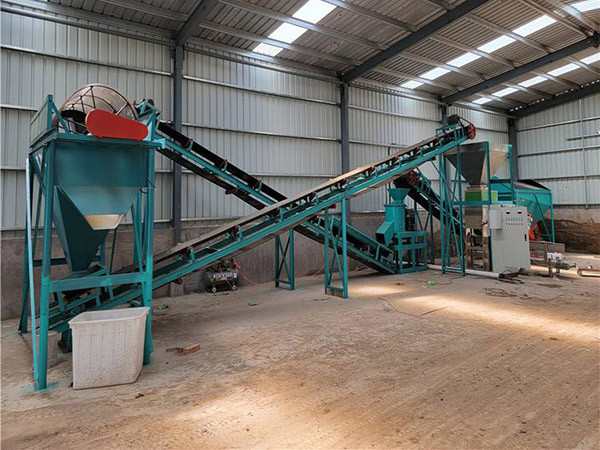 Batching Campuran & Pengeringan Pupuk Organik Produksi Line dengan Pelletizer Klik Teknologi