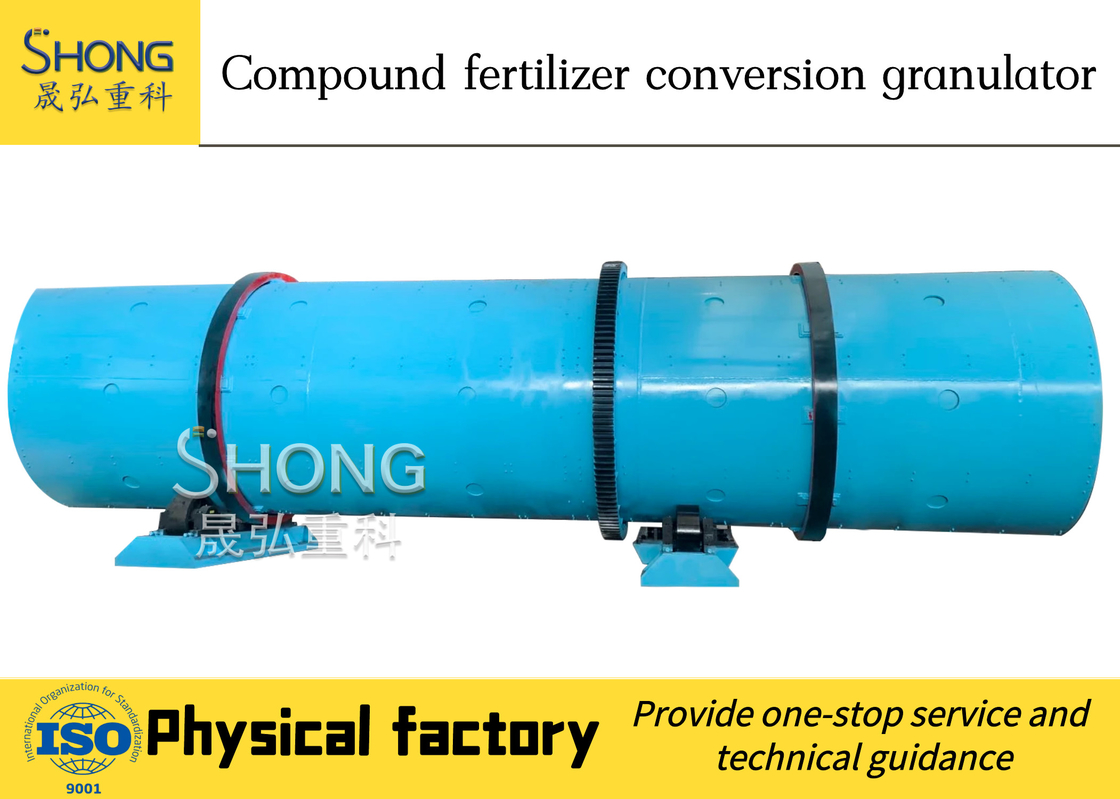 Lini Produksi Pupuk NPK Kapasitas Besar, Granulator Drum Rotary Pupuk Majemuk