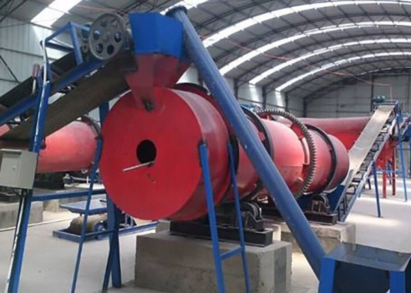 Jalur produksi pupuk organik pupuk ternak 380V jalur produksi pupuk organik