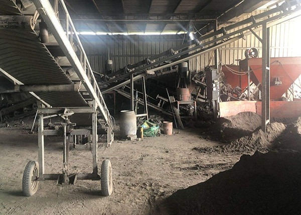 Jalur produksi pupuk organik pupuk ternak 380V jalur produksi pupuk organik