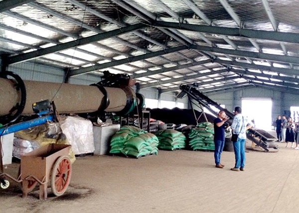 Lini Produksi Pupuk Organik Kotoran Ayam 10t / H Pabrik Produksi Pupuk