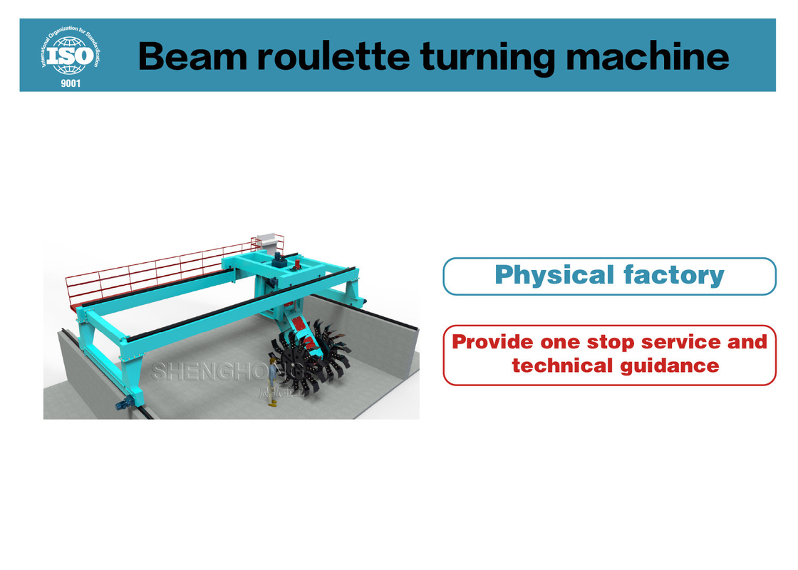 Peralatan Fermentasi Crawler Untuk Groove Type Kompost Turning Machine 1.68m Teknologi Deep Groove
