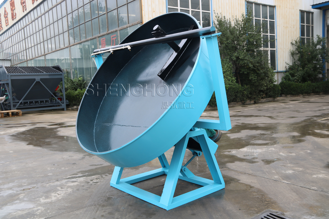 Berat menebalkan desain dasar yang kuat tidak perlu untuk mengikat baut tetap lancar operasi disk granulator