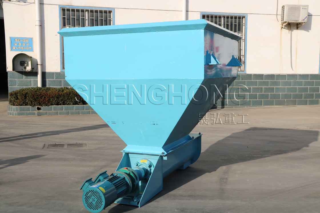 Produksi Pupuk Organik Line Feeder Secara Otomatis Menghadapi secara merata Kapasitas 1-20t / jam Warna Biru