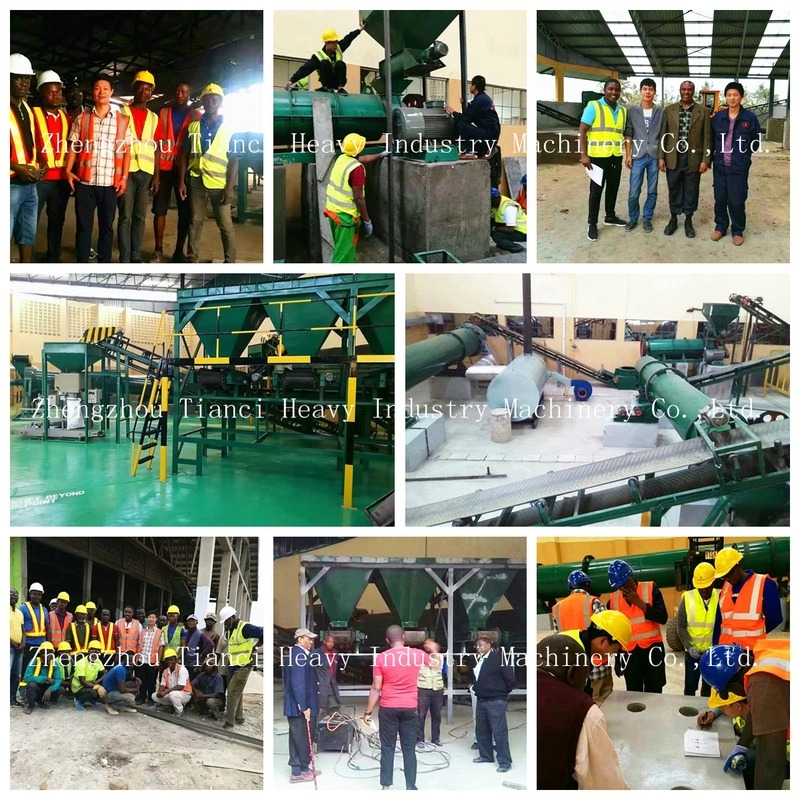 Jenis Bahan Granular Granulator Pupuk Organik Untuk Produksi Pupuk