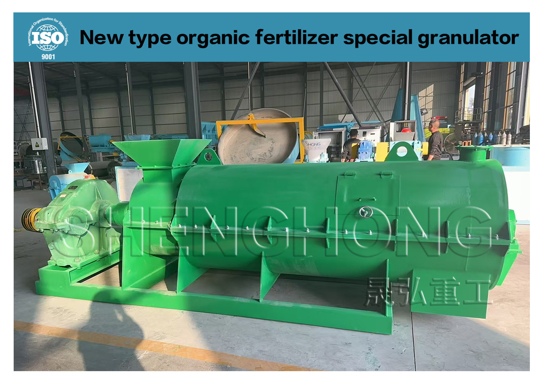 Granulator bahan baku pupuk ternak Jenis mesin Granulator pupuk organik Dengan kecepatan rotasi 312 R/m
