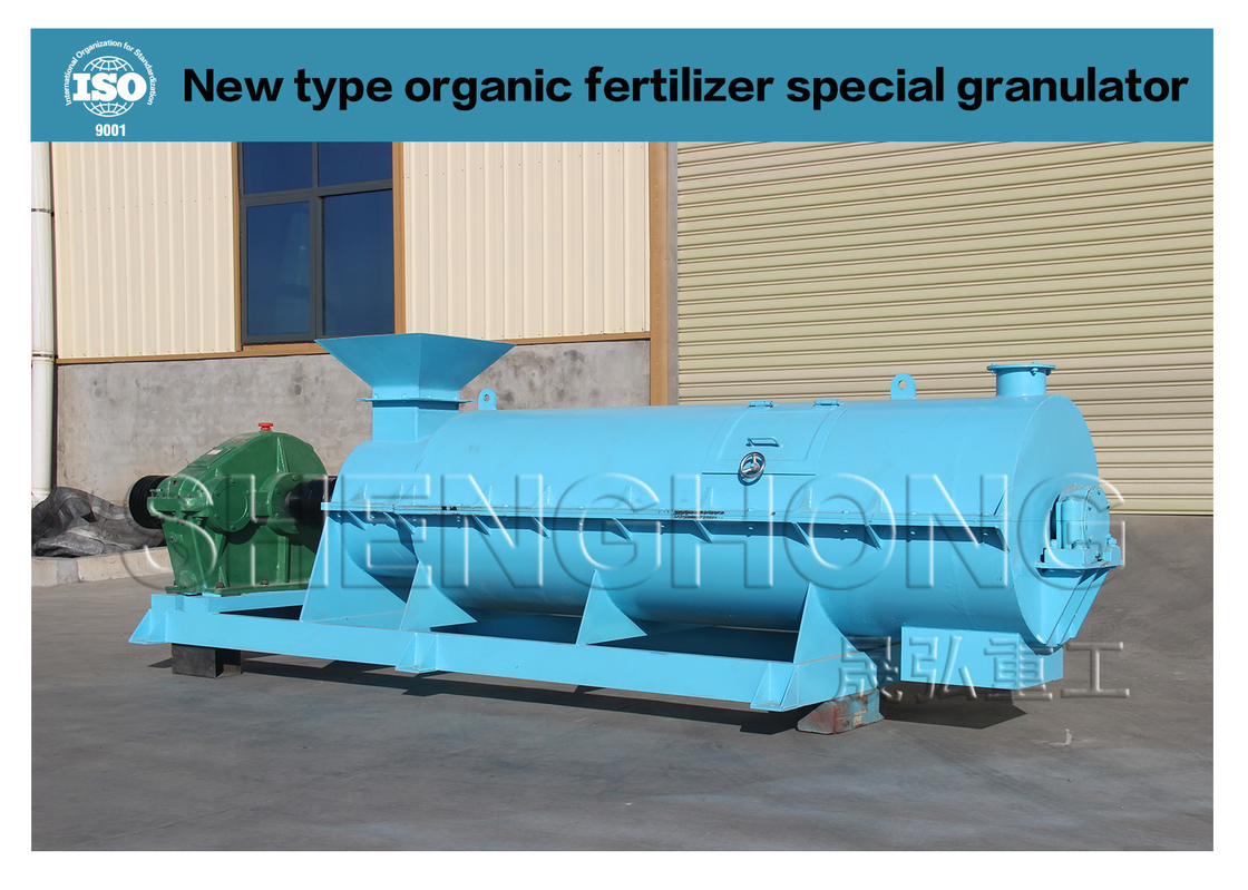 Mesin pembuatan pupuk organik baja karbon 380V 50HZ Granulator pupuk untuk pertanian