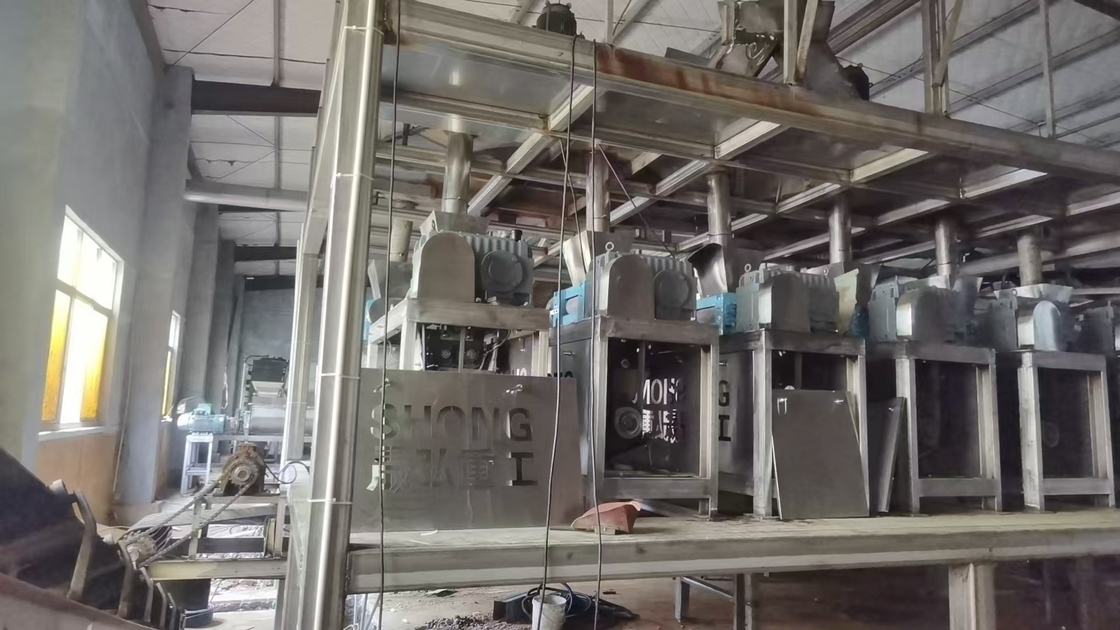 Jalur Produksi Pupuk NPK Lanjutan Operasi Mudah Desain Oval Total Kandungan Nutrisi ≥90% untuk Pertumbuhan Tanaman yang Optimal