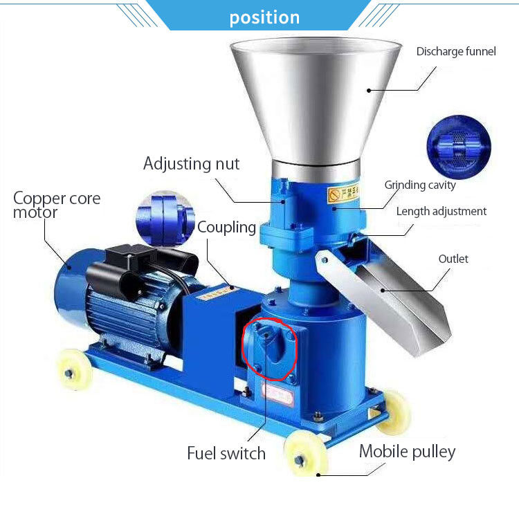 Granulator Pupuk Organik Baja Karbon dengan Partikel Bola 0,3-3 mm, Granulator Die Flat