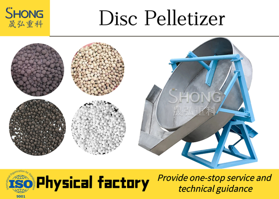 SGS Disetujui Mesin Granulator Pupuk, Disc Pelletizer Pupuk Organik