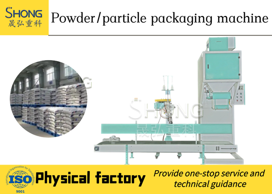 Lini Produksi Pellet Mesin Pengemas Pupuk, Bagger Pupuk Warna Abu-abu
