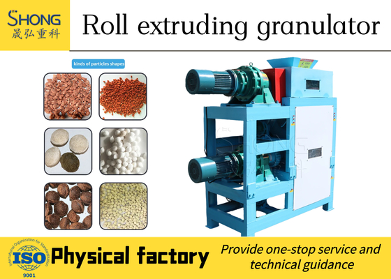 Granulator Pupuk Majemuk NPK Bentuk Oblat Dengan Roller Ganda