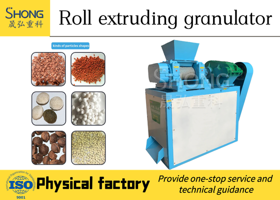 Tidak Ada Pengeringan Double Roller Potash Fertilizer Extrusion Granulation Machine