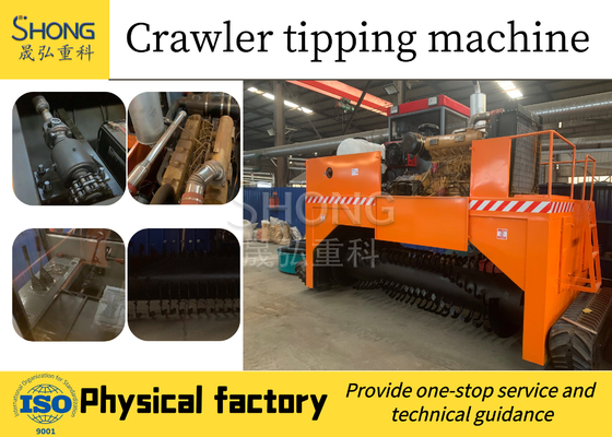 Peralatan Fermentasi Crawler Turner Minyak Diesel Jenis Bahan Bakar