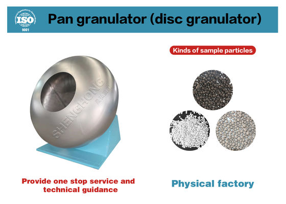Granulator Disk Pupuk Sertifikat CE Dimodifikasi 2-10mm Ukuran Granule