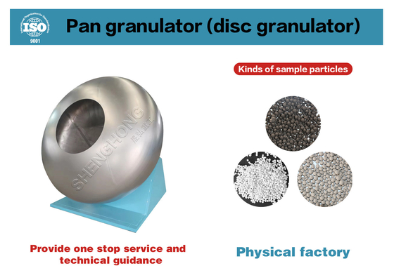 Mesin Granulator Pupuk Wormcast / Mesin Pelet Pupuk dengan Tingkat Kemiringan Yang Dapat Disesuaikan