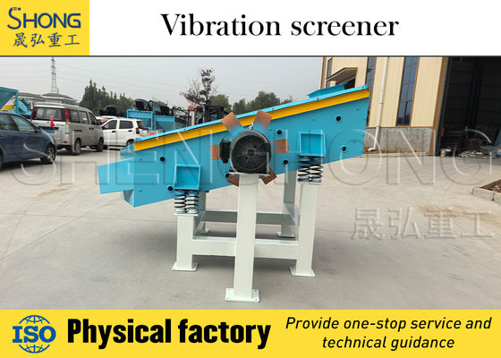 Peralatan skrining getaran berkapasitas tinggi dengan output 1-10 ton/jam dan garansi 12 bulan untuk klasifikasi material yang efisien