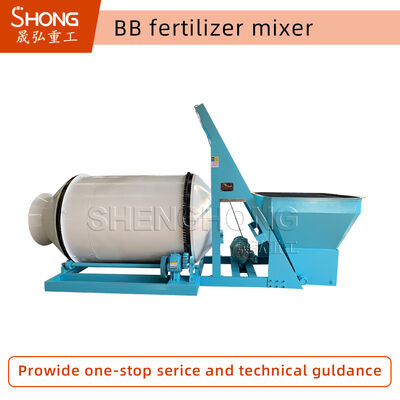 Peralatan Mixer dan Blender Pupuk BB Baja Tahan Karat Kapasitas Tinggi Kebisingan Rendah untuk Produksi Pupuk yang Efisien