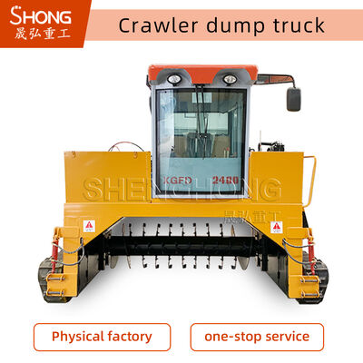 Penggilingan Efisien Kompost Turner Untuk Produksi Agaricus Brunnescens