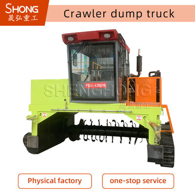 Peralatan kompos fermentasi 3100KG dengan dimensi 3500*2650*2800mm dan motor angkat 54-80kw untuk kompos yang efisien