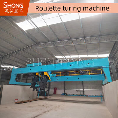 Turner Kompos Tipe Roda - Tepi 1,6m Tumpukan, Lebar 12m, Efisiensi Tinggi