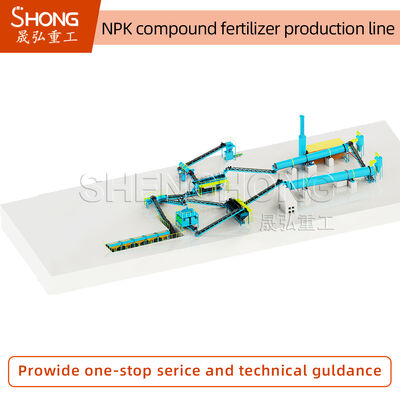 Garis produksi pupuk NPK berbasis / Pabrik pupuk NPK untuk pembuatan pelet