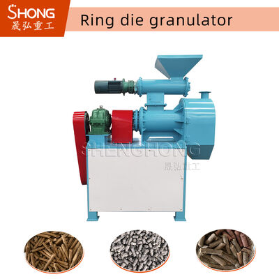 Ring Die Granulator untuk produksi pupuk organik dengan kapasitas 1,2 ton per jam dan teknologi Ring Die Press
