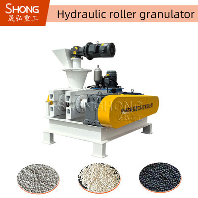 Granulator Roller Hidraulik Granulator Pupuk Komposisi Roller Ganda Dengan 2-3 Ton Per Jam
