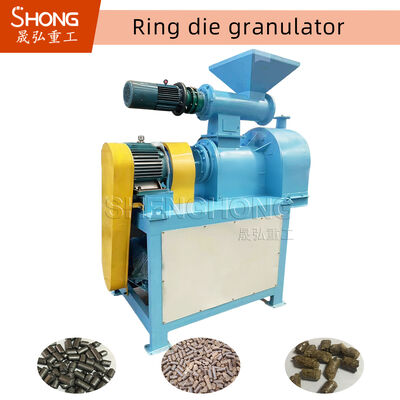 Granul Akhir Ukuran 3-10 mm Granulator Pupuk Organik Dengan Kapasitas Produksi 4-6t / jam Kunjungan Selamat datang