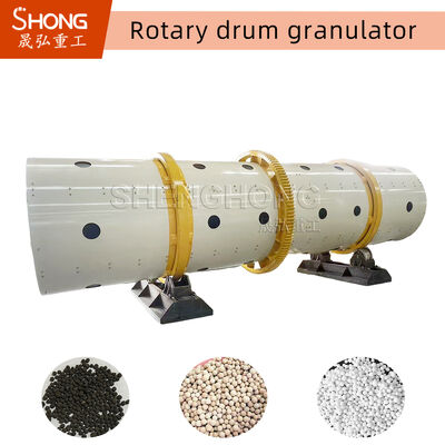 Mesin granulator pupuk drum putar untuk produksi pupuk senyawa