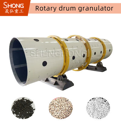 Granulator Pupuk Drum Putar Baja Tahan Karat 3-5t/jam 7.5KW