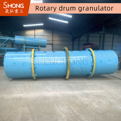Rotary Drum Granulator untuk pupuk NPK 1-3T/H 5.5kw