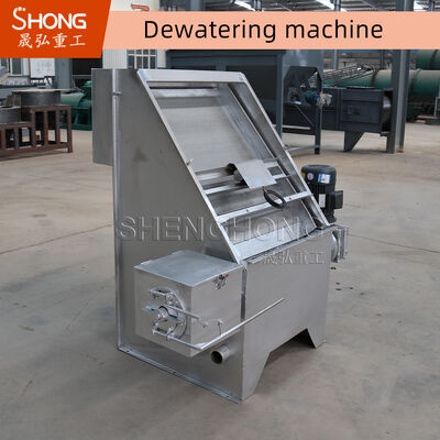 5.5kw Mesin Pengeringan Kotoran Hewan Ternak Dengan Screw Press