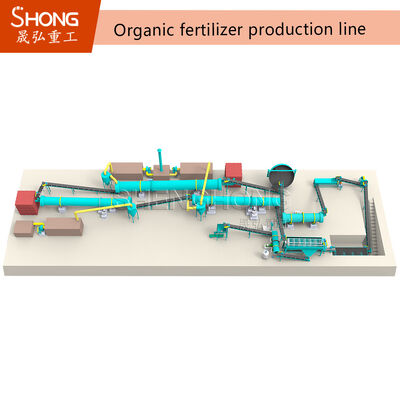 Pupuk Organik Kompos Npk Tanaman Bubuk Lini Produksi Pupuk Organik