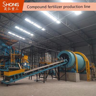 Mesin Granulator Drum Putar 380V untuk Pupuk NPK 3-8mm