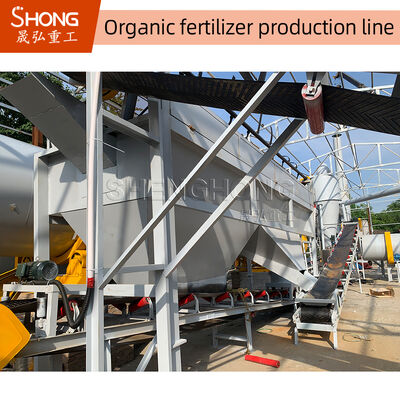 Pupuk Organik Kompos Membuat Lini Produksi Penuh Otomatis