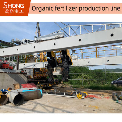 Lini Produksi Pupuk Organik Baja Karbon Granulasi Kotoran Unggas