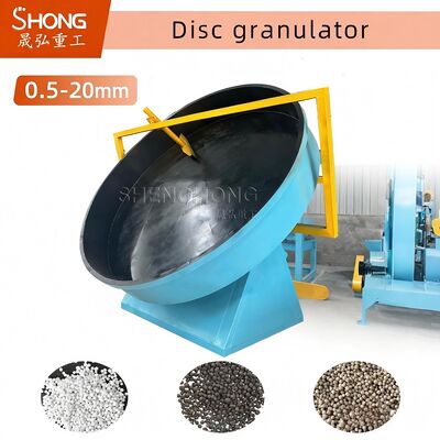 Efisiensi tinggi Konsumsi daya rendah Granulator cakram tahan lama untuk Pelletizing Pupuk Organik
