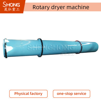 Pengering Drum Putar Industri dengan Kemiringan 2-5° dan Rentang Suhu 50-600°C untuk Industri Pertambangan dan Kimia
