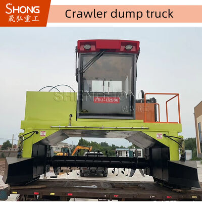 236HP Carbon Steel Large Capacity Compost Turner untuk Produksi Pupuk Organik