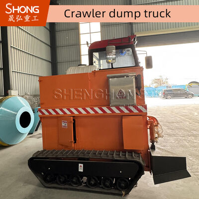 Peralatan Kompos Hidrolik Fermentasi yang Dapat Disesuaikan Jarak Bebas Tanah untuk Pembalikan Kompos Efisiensi Tinggi