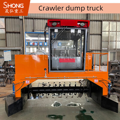 FD 3000 Crawler Fermentation Turning Machine dengan operasi hidraulik, ketinggian yang dapat disesuaikan, dan mesin diesel bertenaga tinggi untuk menghidupkan kompos yang efisien