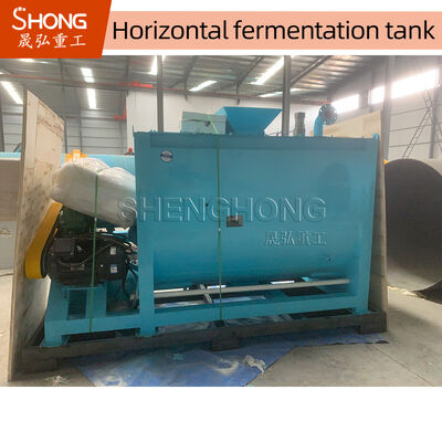 Tangki Fermentasi Kompos Organik Kapasitas 3-5CBM Dimensi 4710*1700*2500mm untuk Fermentasi Suhu Tinggi 8-10 Jam
