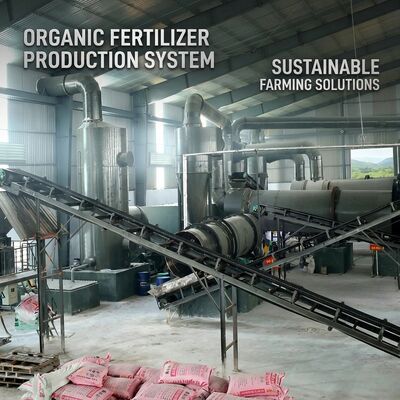 China Chicken Manure Organic Fertilizer Production Line dengan Sistem Fermentasi untuk 1-20 ribu ton per tahun