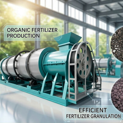 380V tahan bantalan daging ayam Babi Organik Pupuk Granulator Produksi Line dengan 12 bulan garansi